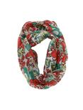 Disney The Little Mermaid Ariel White Stacked Character Viscose Infinity Scarf, , alternate