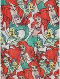 Disney The Little Mermaid Ariel White Stacked Character Viscose Infinity Scarf, , alternate