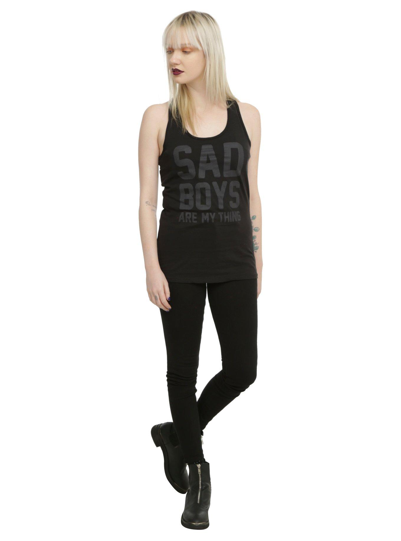 Sad Boys Are My Thing Girls Tank Top, , alternate