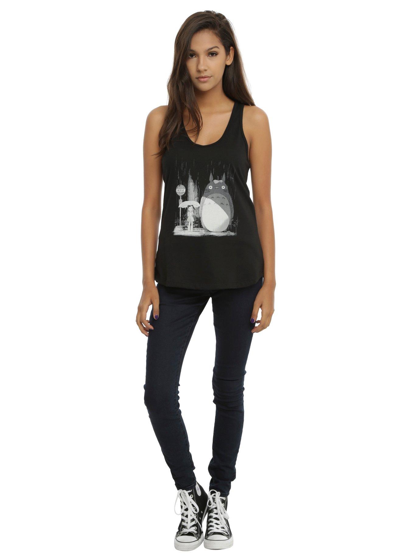 Studio Ghibli Her Universe My Neighbor Totoro Bus Stop Rain Girls Tank Top, , alternate