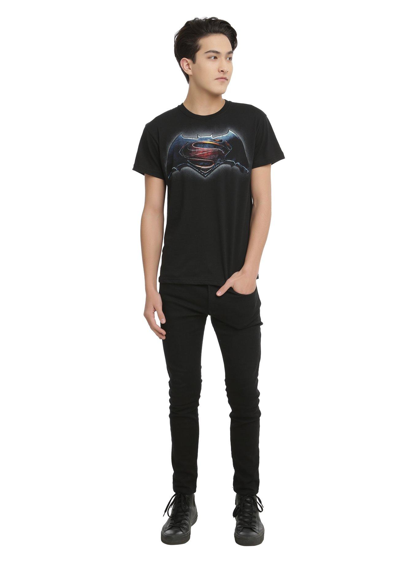 DC Comics Batman V Superman: Dawn Of Justice Logo T-Shirt, , alternate