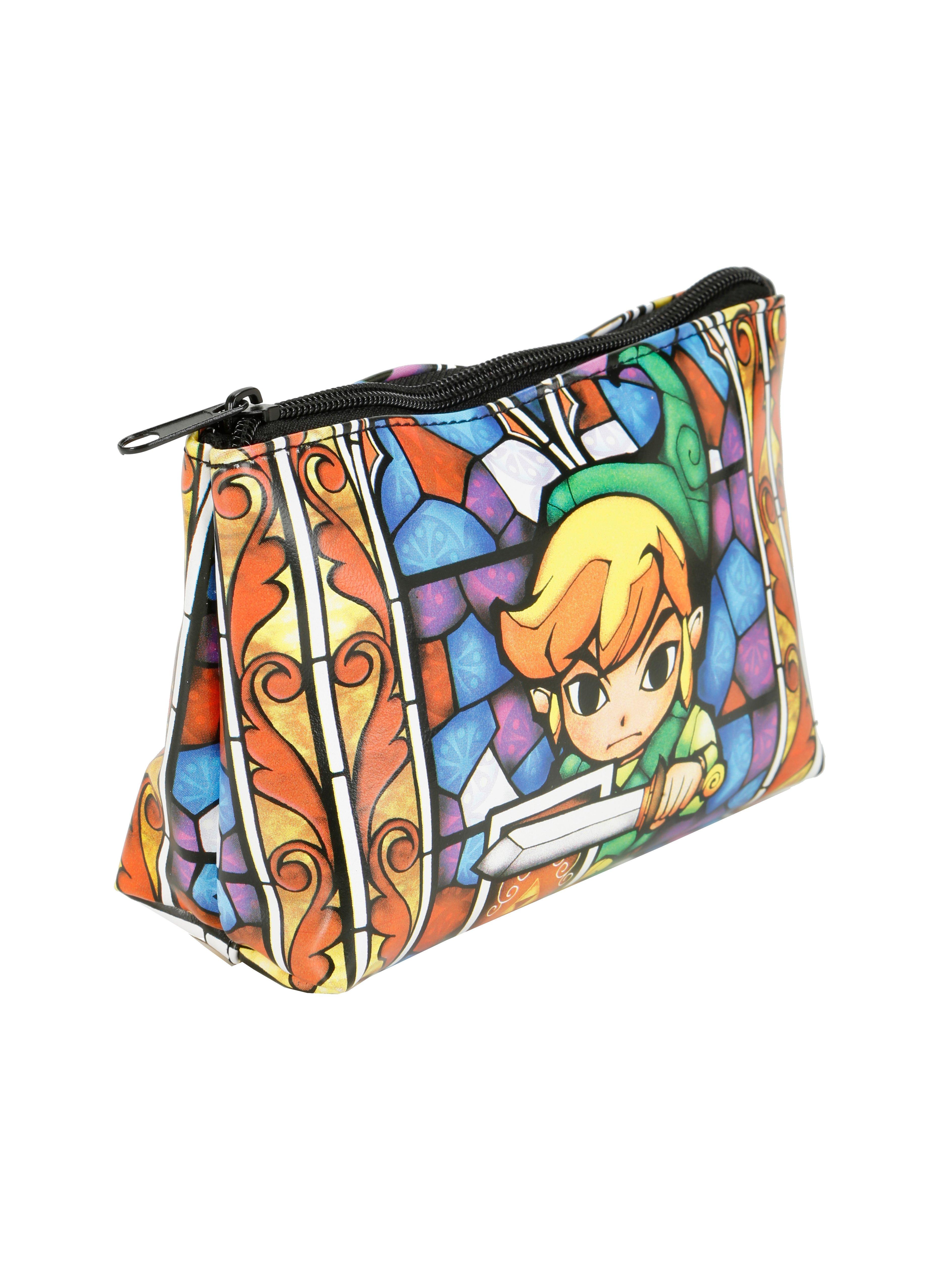 The Legend Of Zelda Stained Glass Cosmetic Bag, , alternate