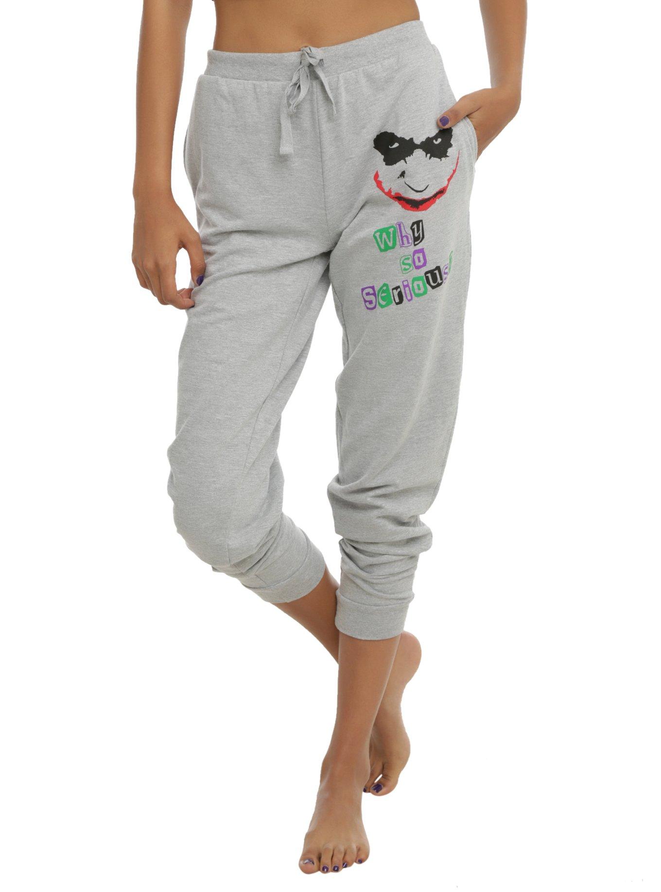 DC Comics The Joker Girls Jogger Pants, , alternate