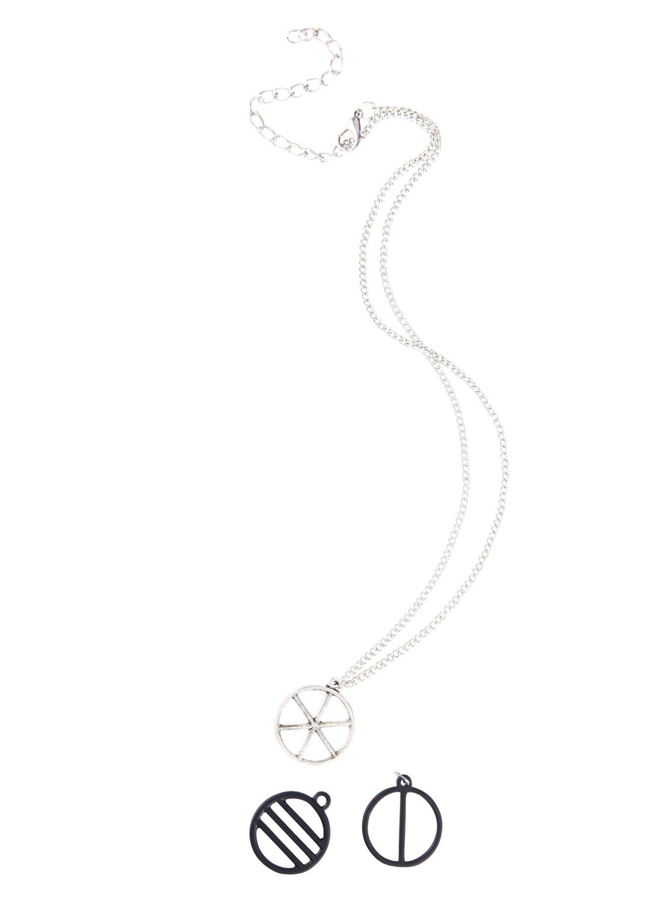Glyph Interchangeable Charm Necklace, , alternate