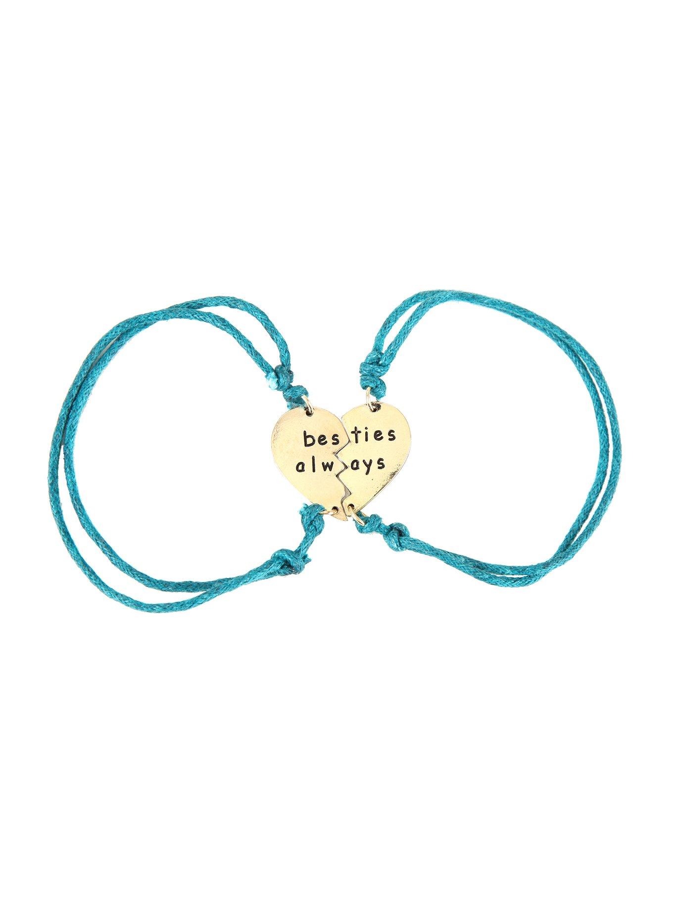 Besties Always Friendship Bracelet Set, , alternate