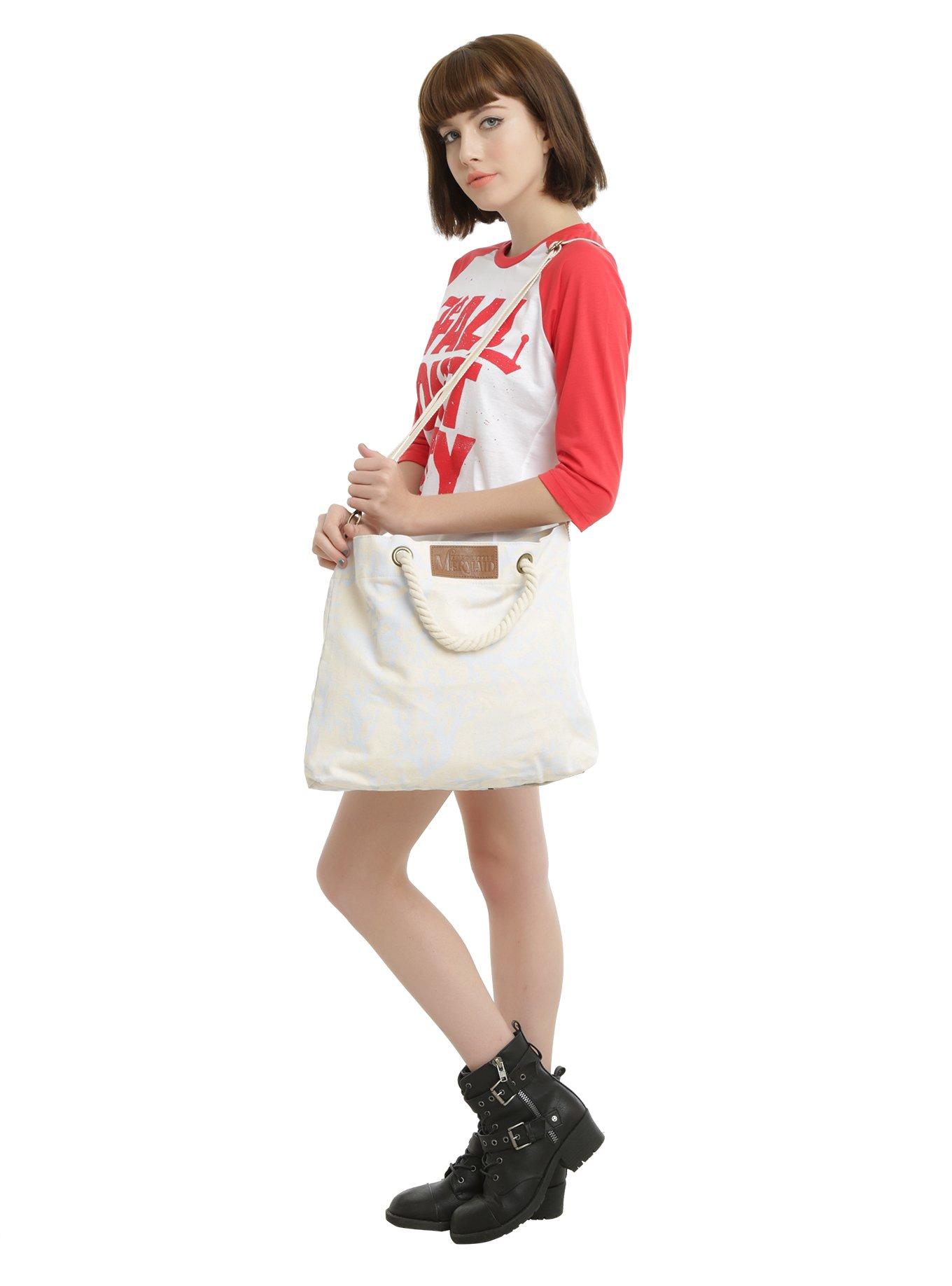 Loungefly Disney The Little Mermaid Ariel Canvas Rope Handle Tote, , alternate