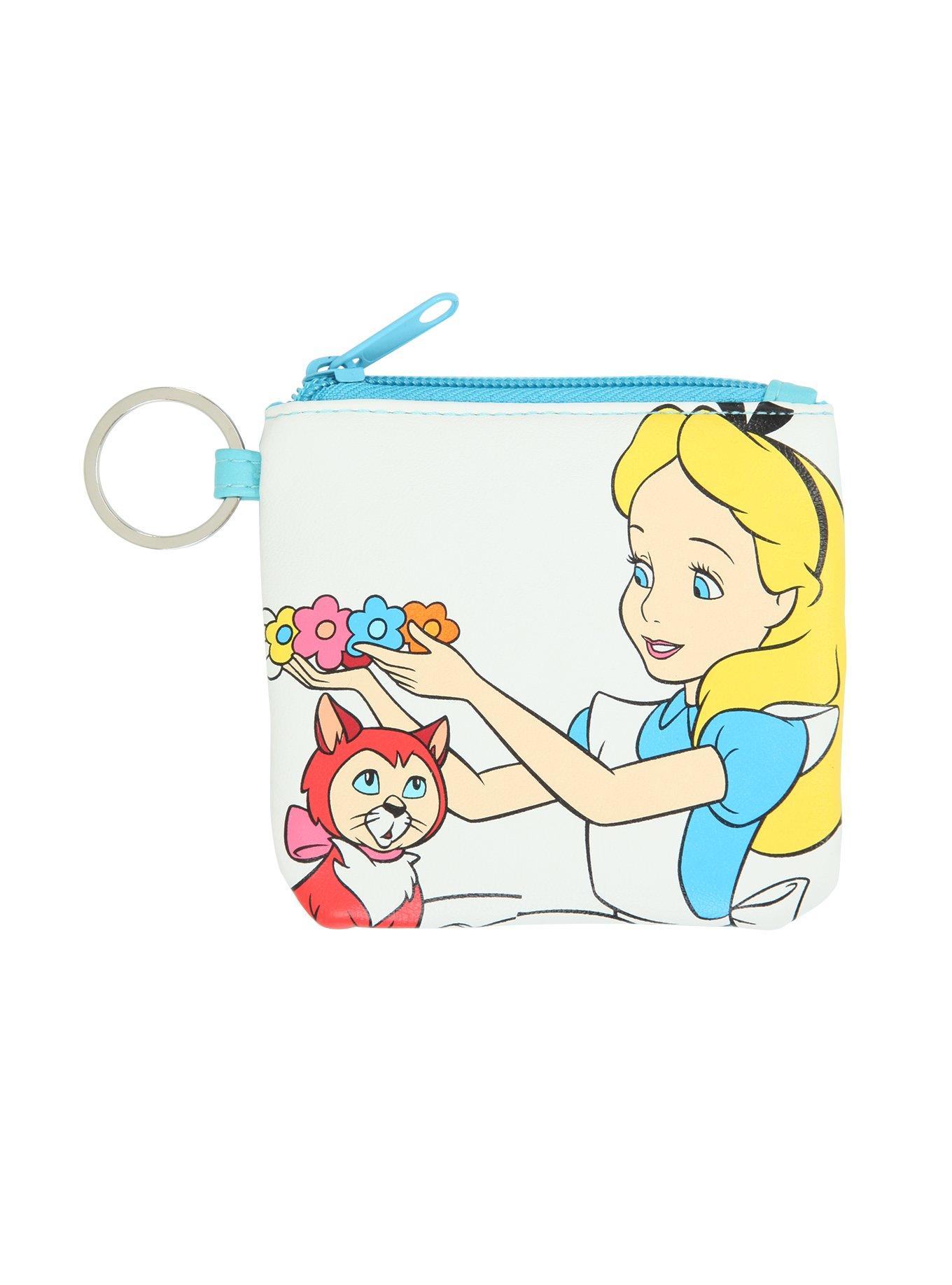Disney Alice In Wonderland Dinah Flower Crown Coin Purse, , alternate