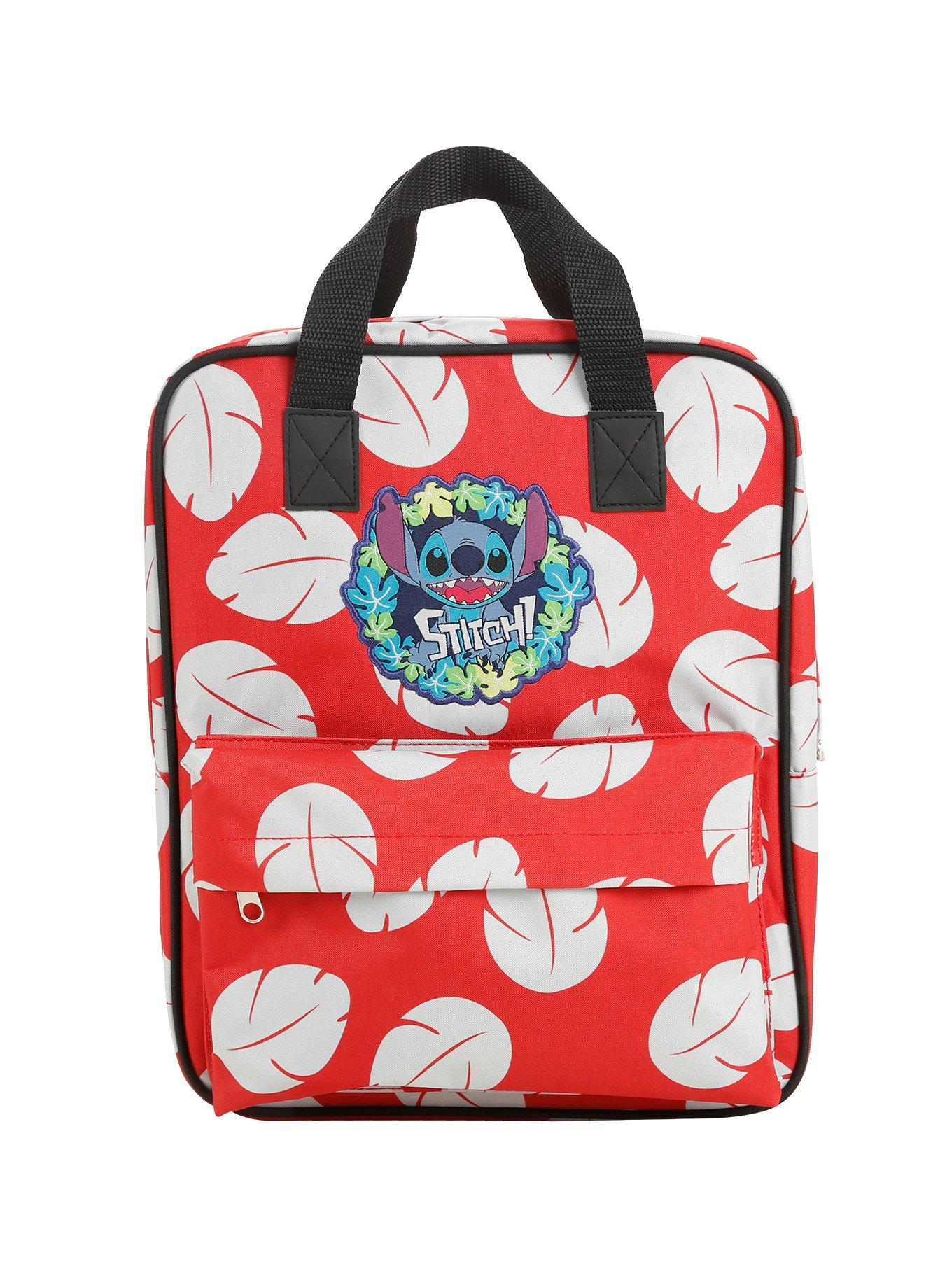 Loungefly Disney Lilo & Stitch Floral Mini Briefcase Backpack, , alternate