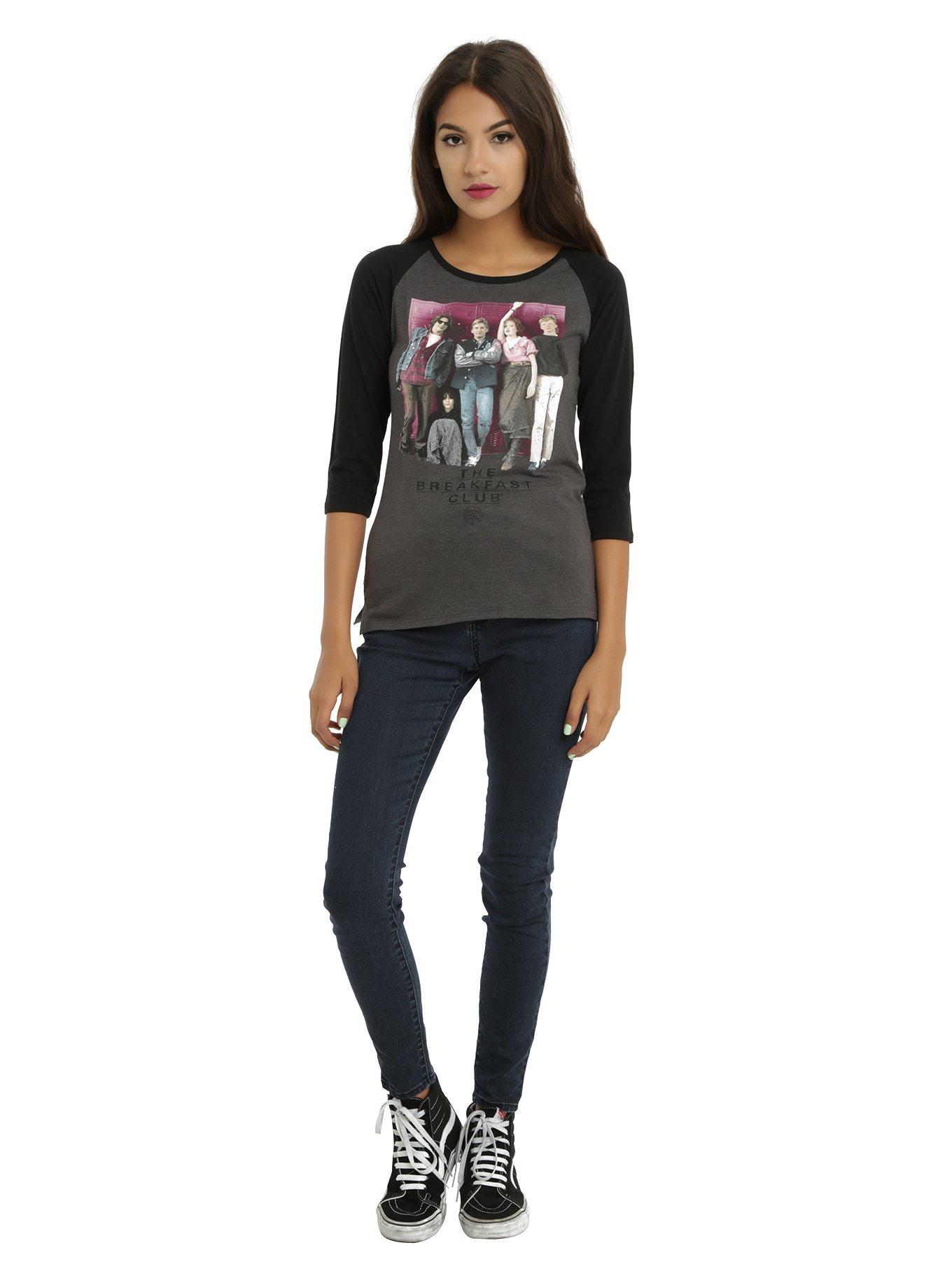 The Breakfast Club Lockers Girls Raglan, , alternate