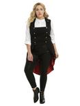 Disney Alice Through The Looking Glass Mad Hatter Military Vest Plus Size, , alternate