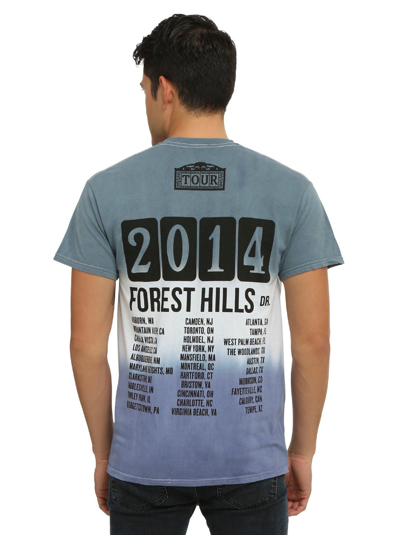 J. Cole Forest Hills Drive Dip Dye T-Shirt