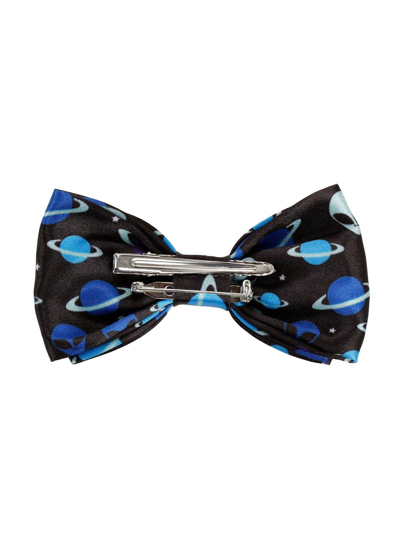 Planets & Aliens Hair Bow, , alternate