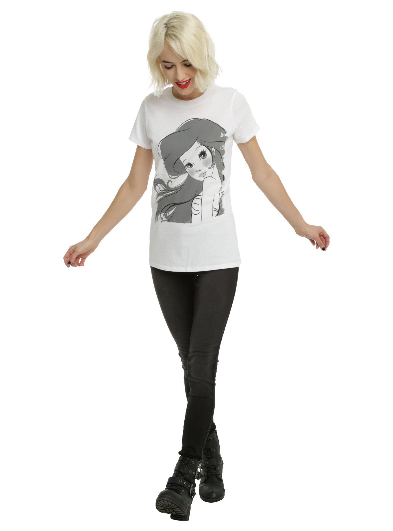 Disney Ariel Sketch Girls T-Shirt, , alternate