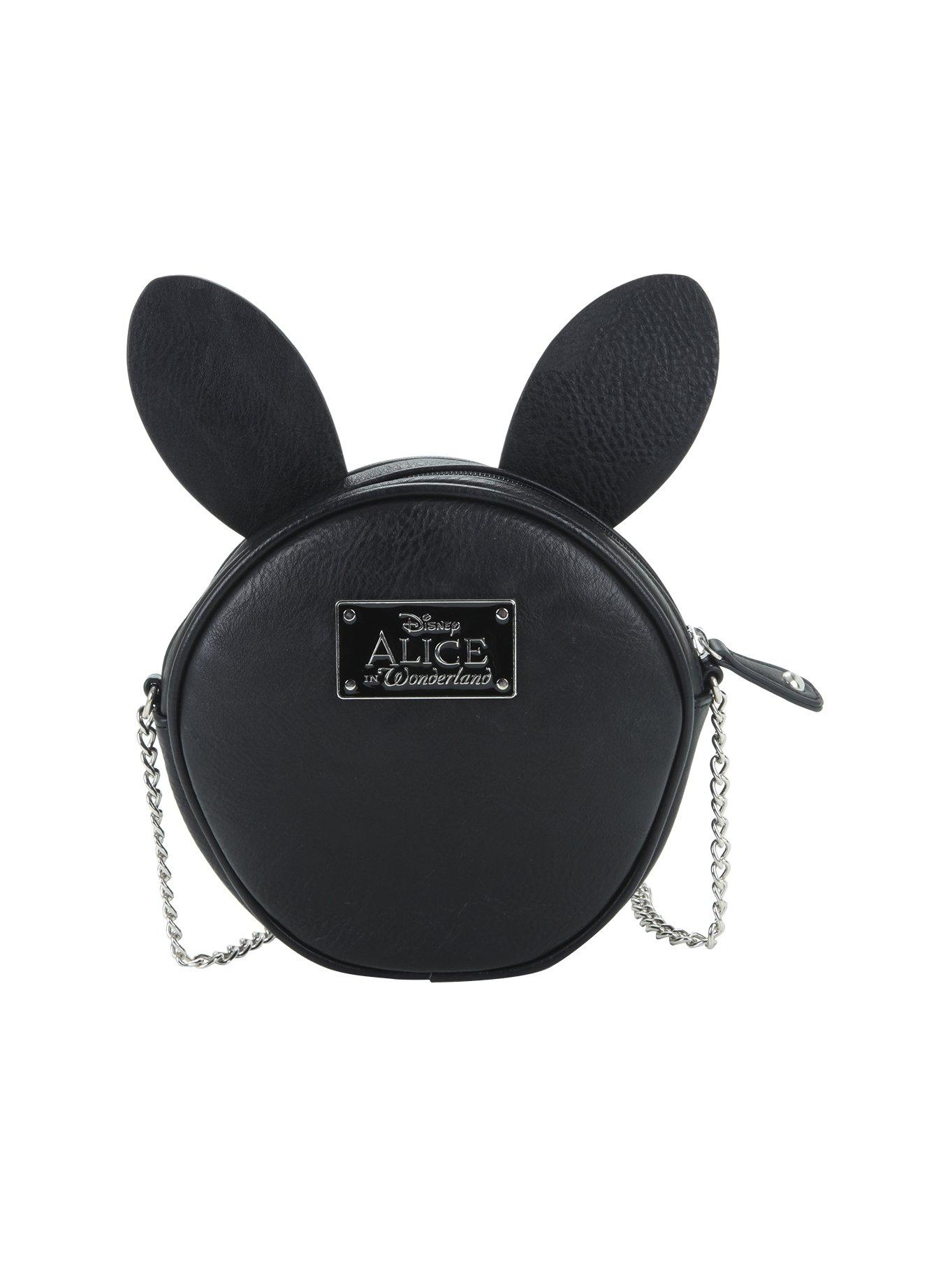 Disney Alice In Wonderland Black Clock Canteen Bag, , alternate