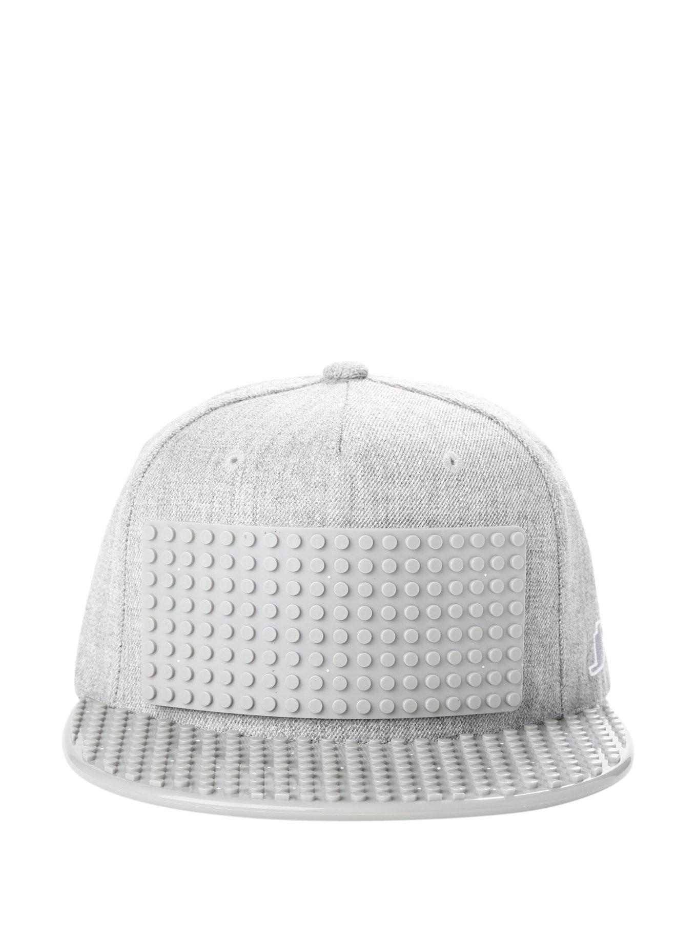 Brick Brick Grey Snapback Hat, , alternate