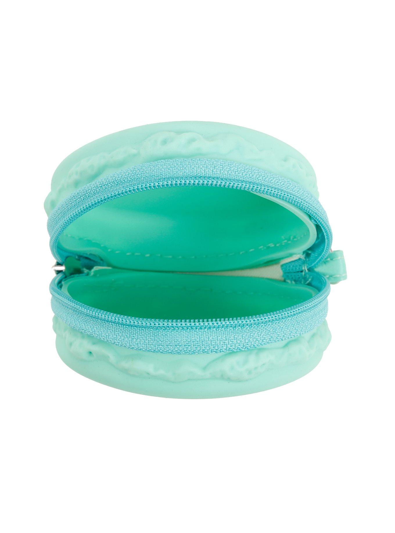 Mint Macaroon Zip Coin Purse, , alternate