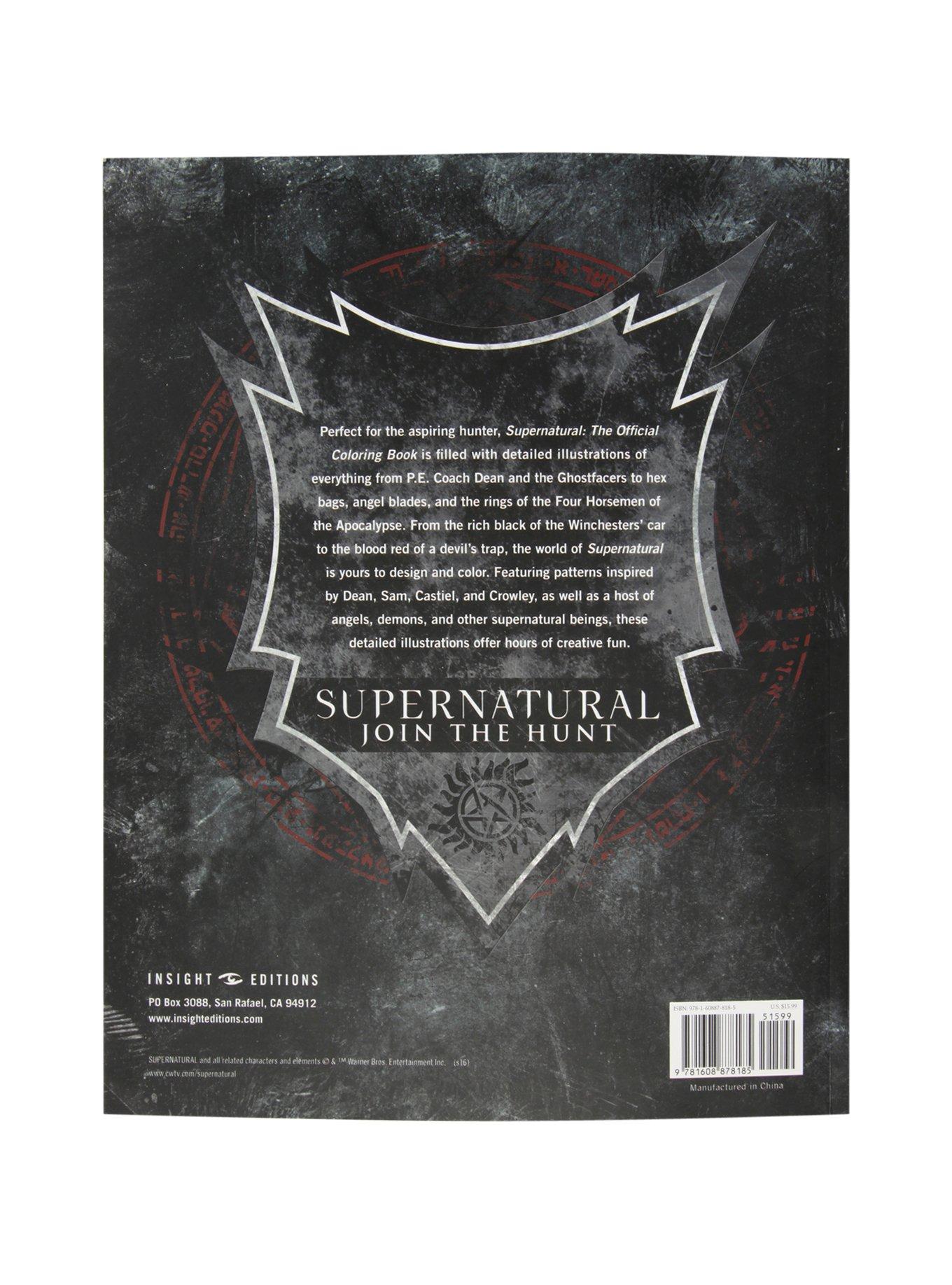 Supernatural Coloring Book, , alternate