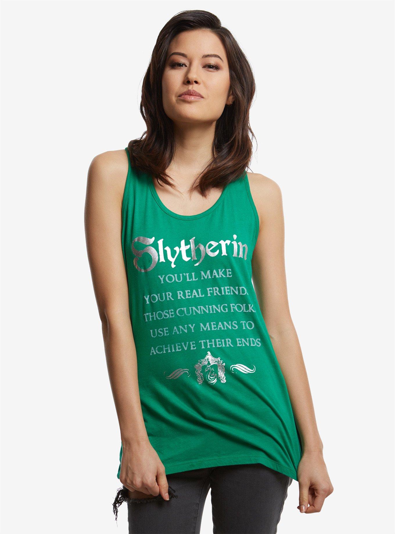 Harry Potter Slytherin Qualities Womens Tank, , alternate