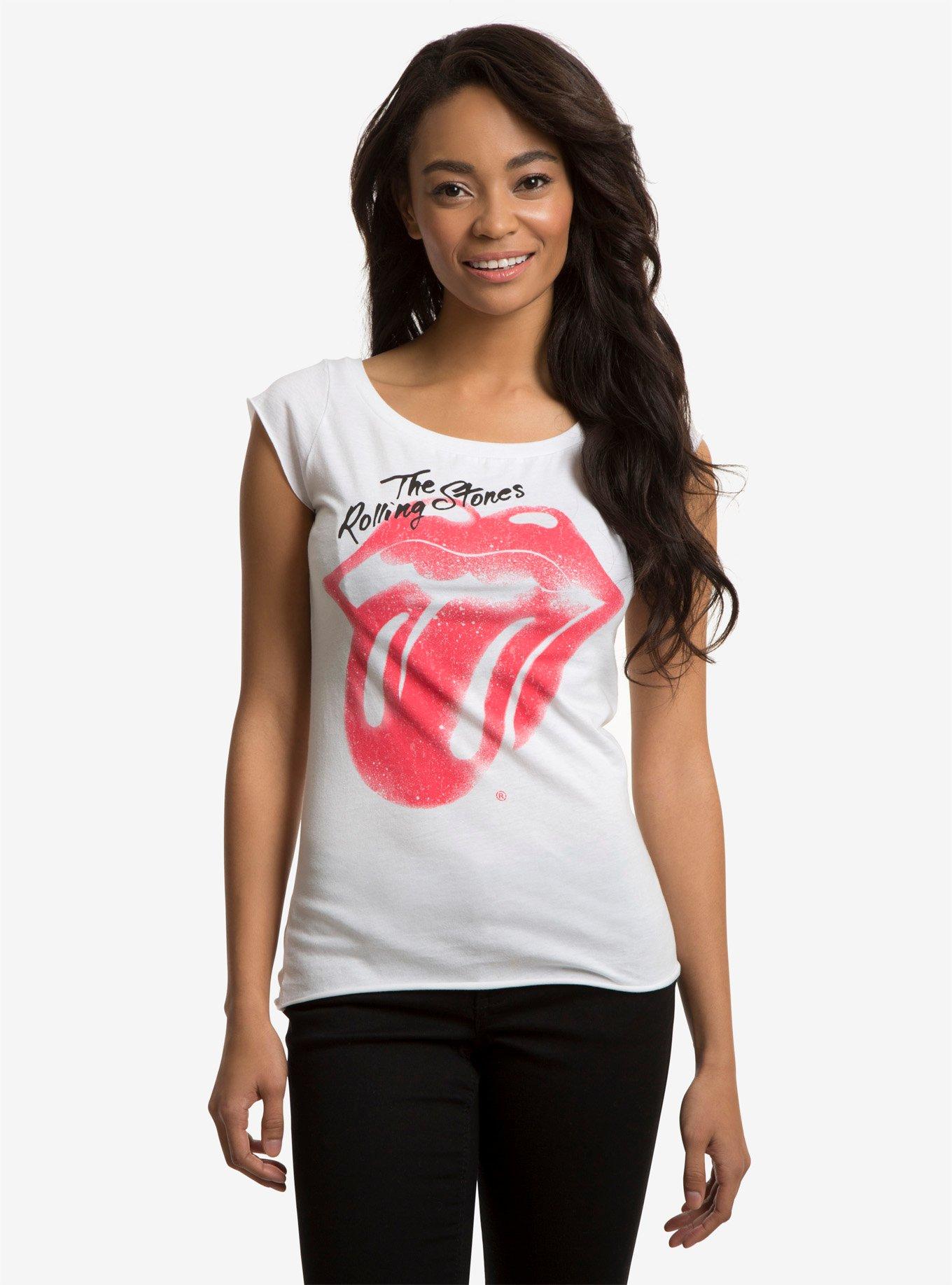 Rolling Stones Logo Womens Tee, , alternate
