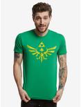 Nintendo The Legend Of Zelda Green Triforce T-Shirt, , alternate
