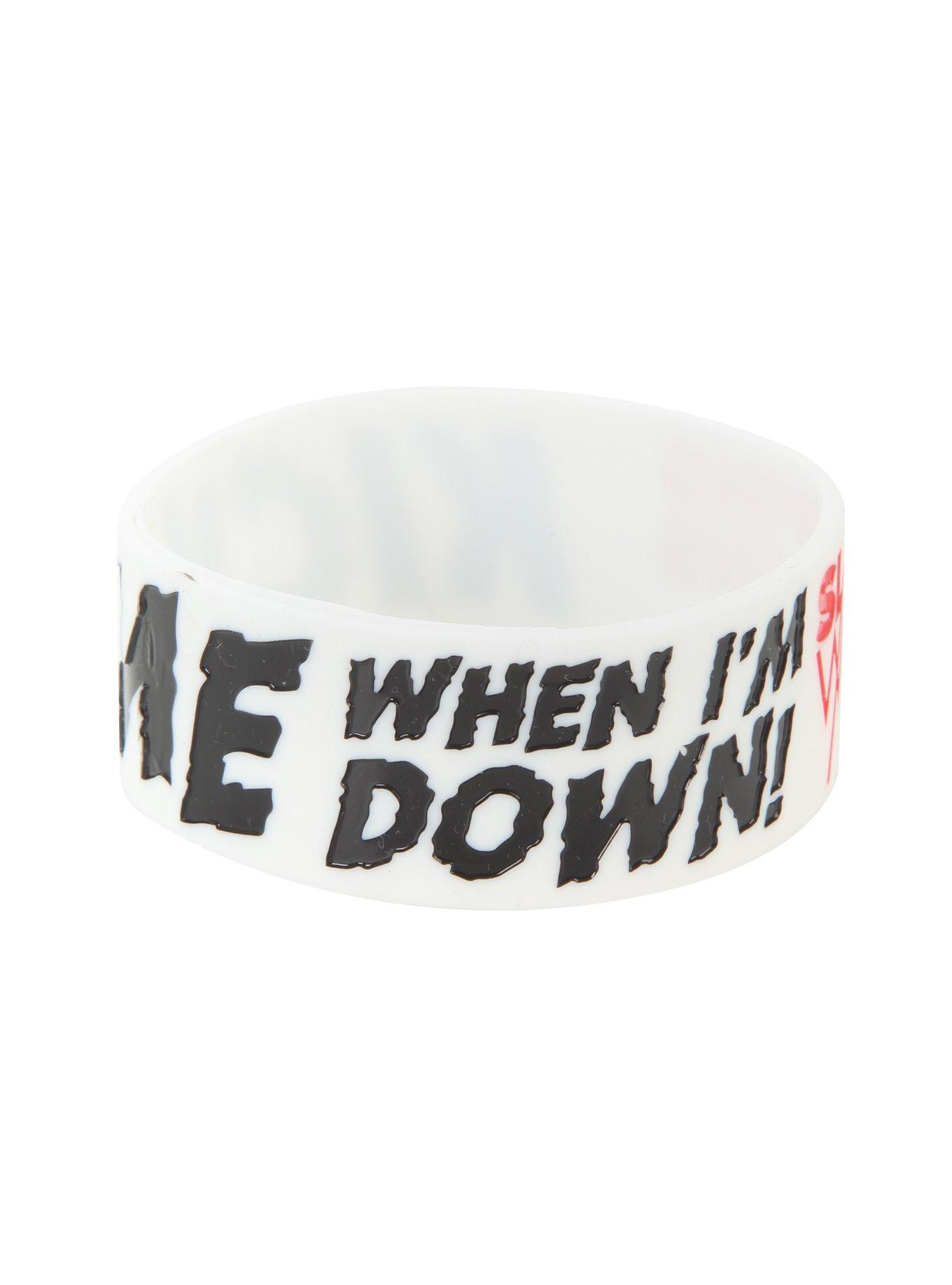 Sleeping With Sirens Kick Me Rubber Bracelet, , alternate