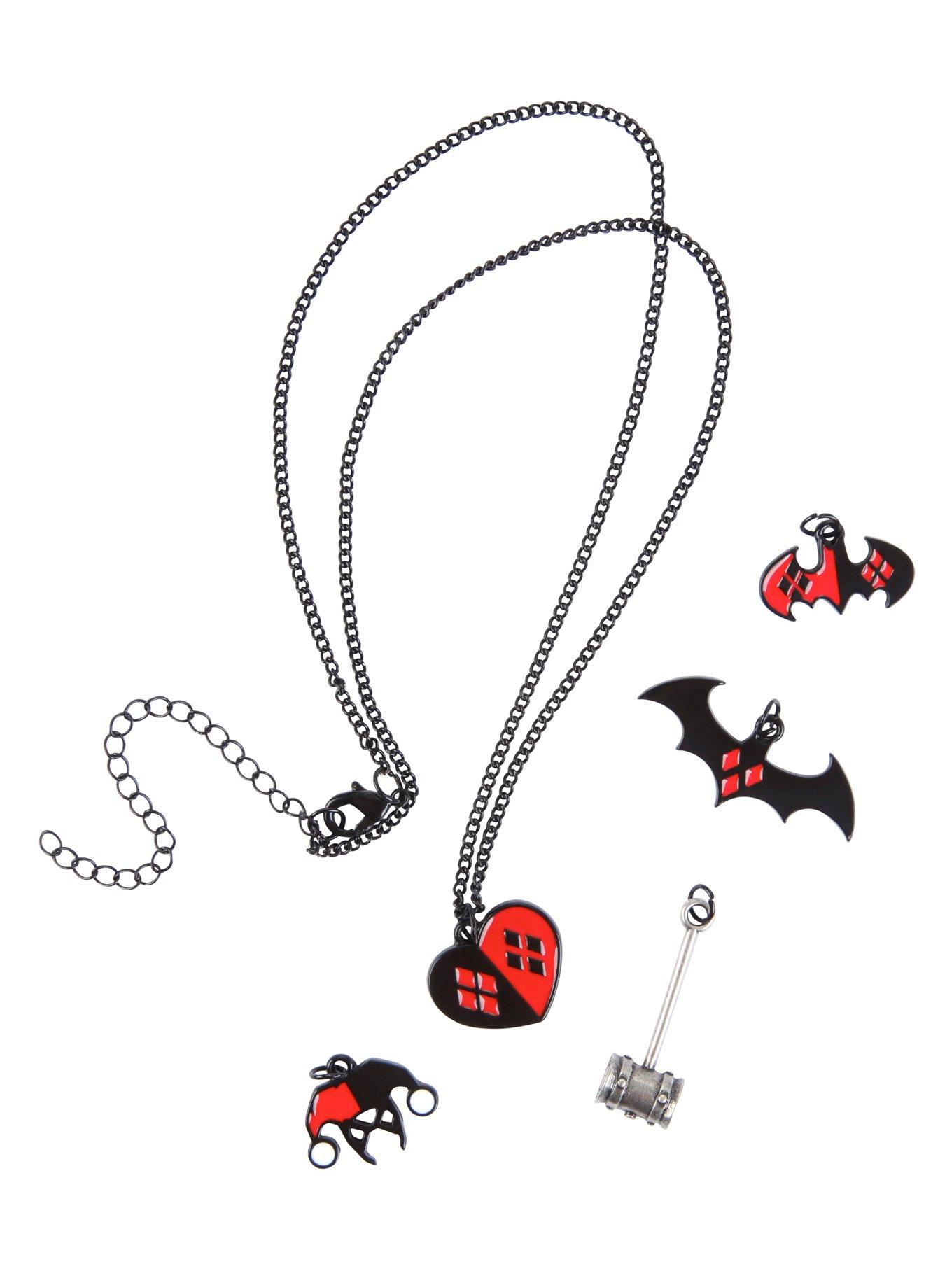 DC Comics Harley Quinn Interchangeable Charm Necklace, , alternate