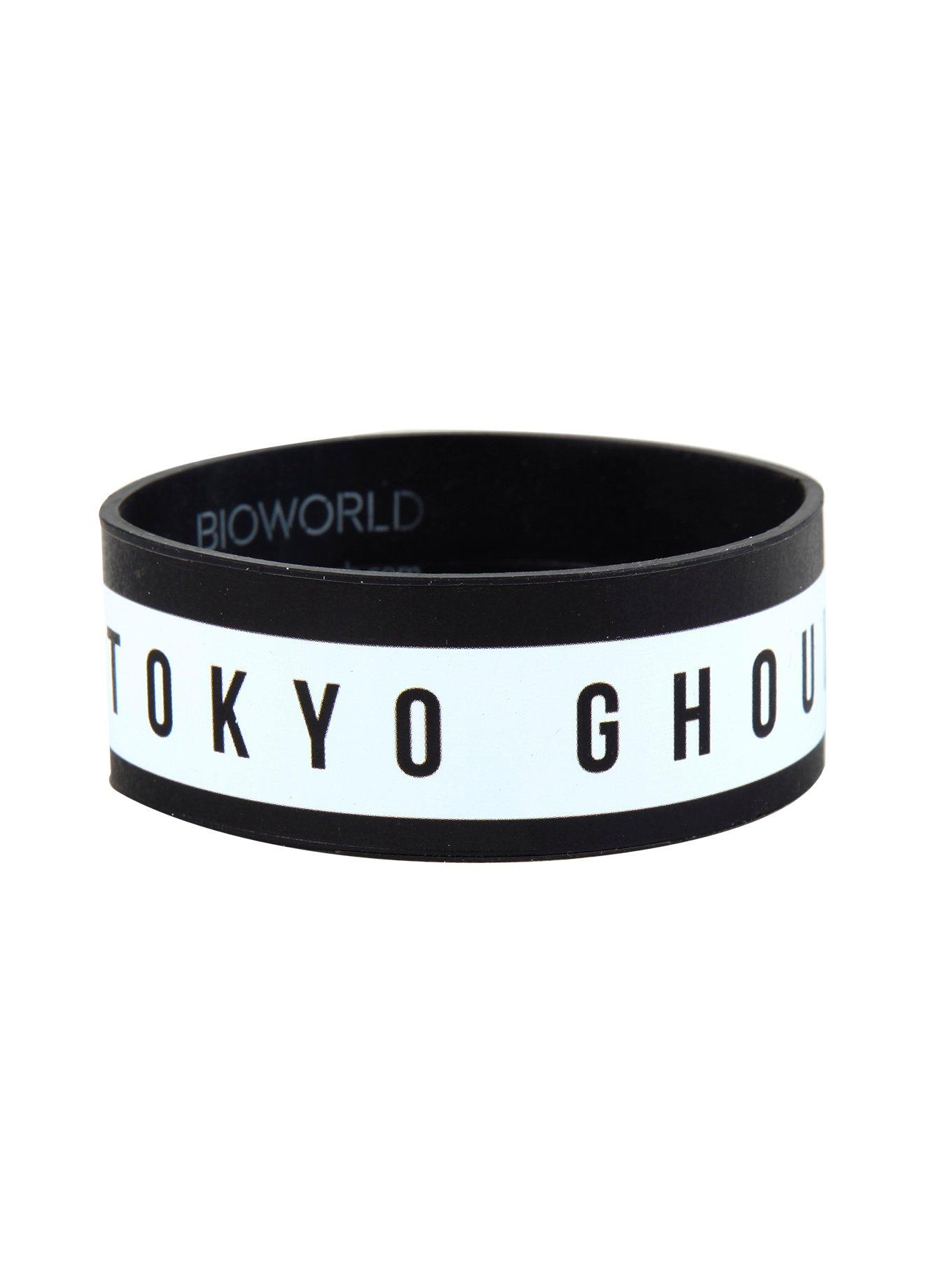 Tokyo Ghoul Split Face Rubber Bracelet, , alternate
