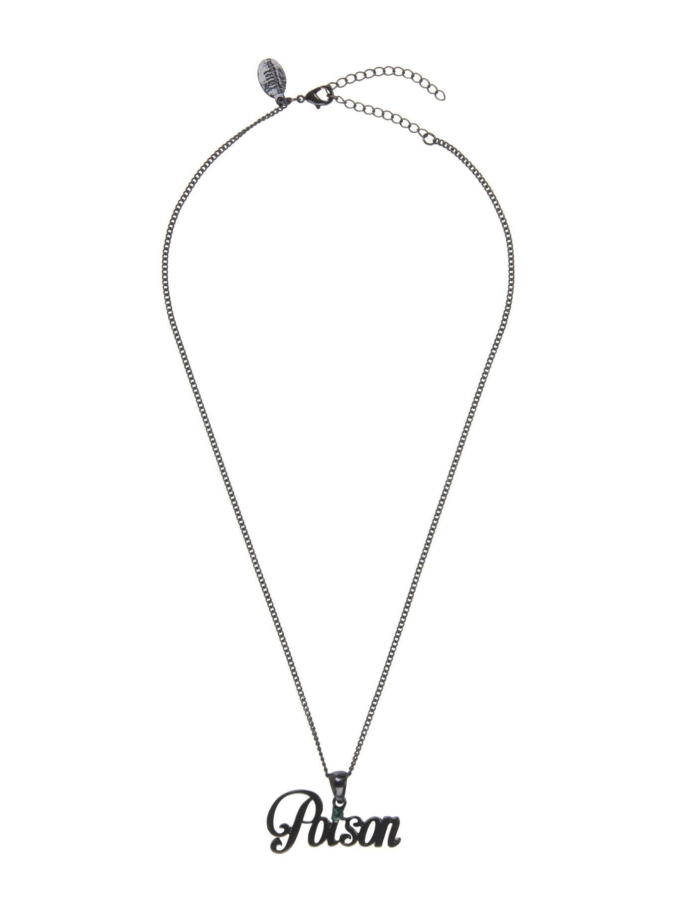DC Comics Poison Ivy Nameplate Necklace, , alternate