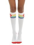 Blackheart Rainbow Love Knee Socks, , alternate