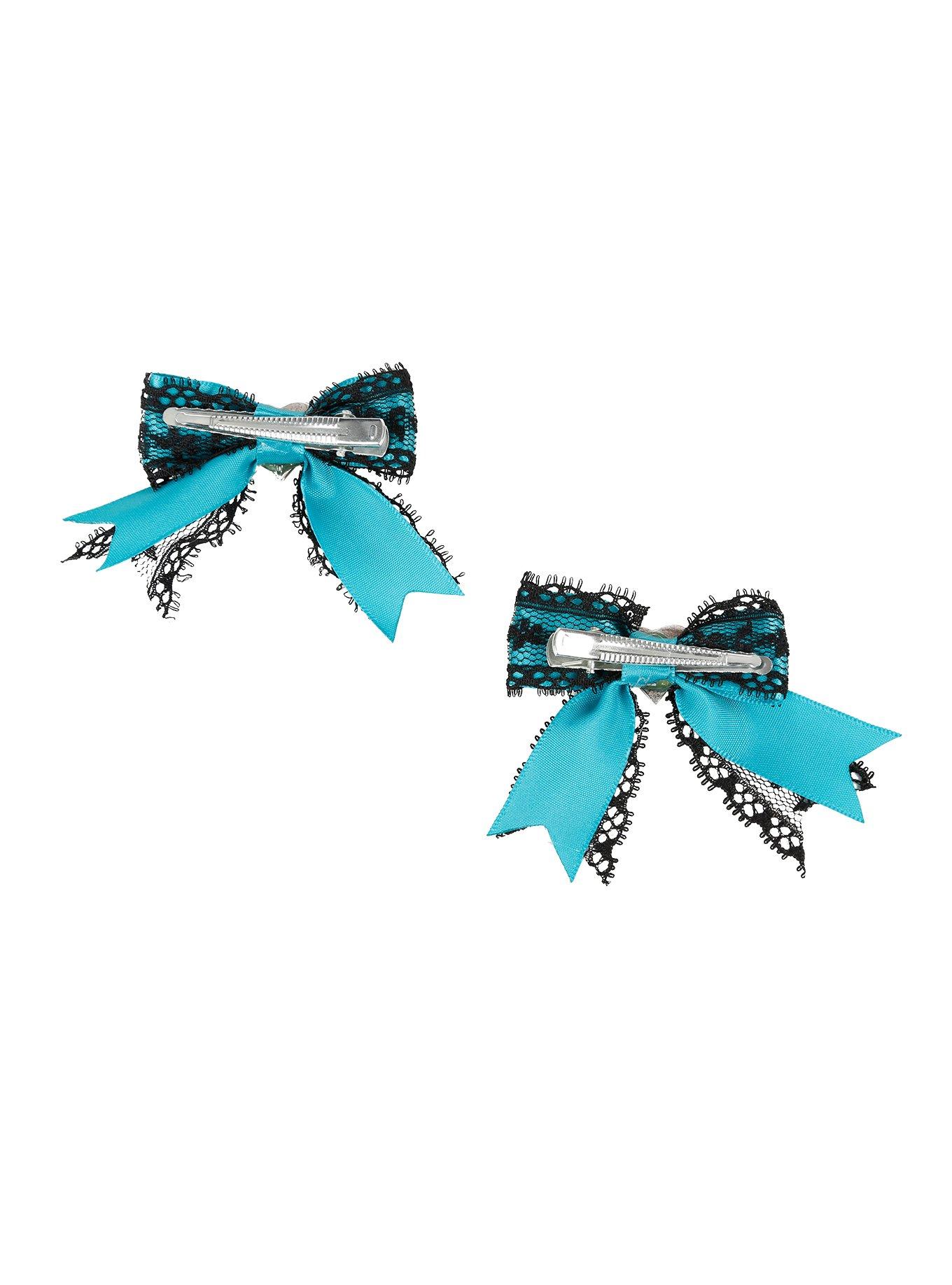 All Time Low Heart Eye Logo Hair Bow 2 Pack, , alternate