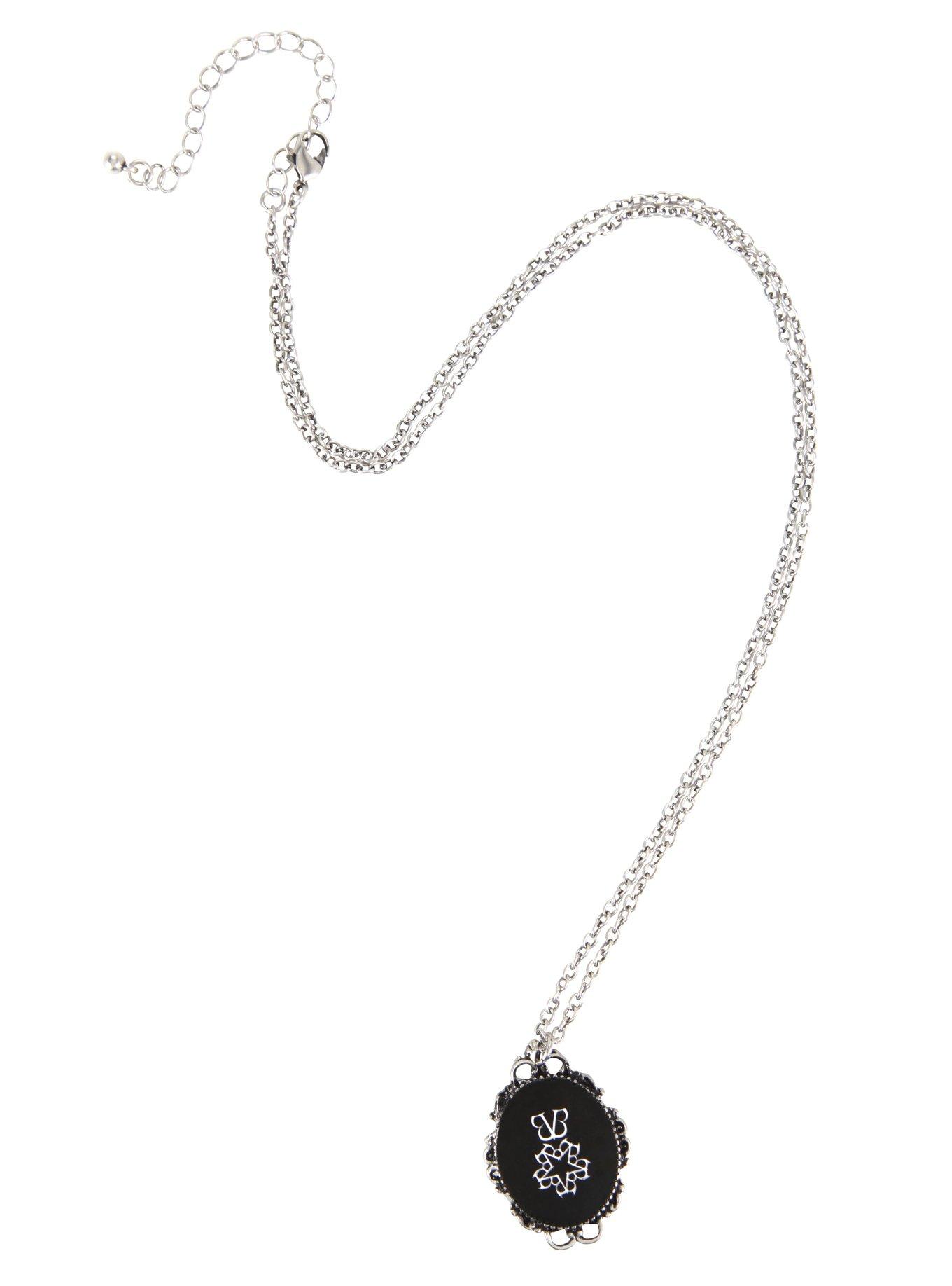 Black Veil Brides Cameo Logo Necklace, , alternate