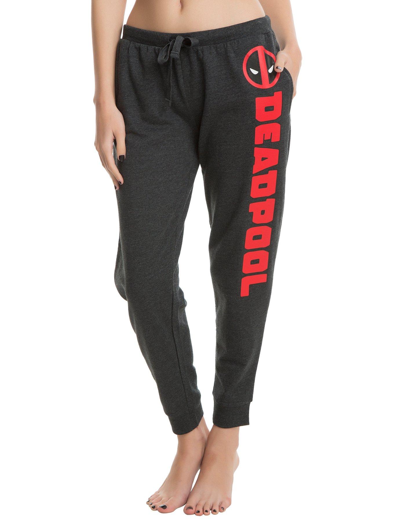 Marvel Deadpool Girls Jogger Pants, , alternate - view 3