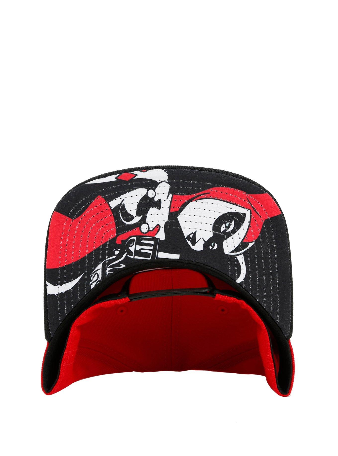 DC Comics Batman Harley Quinn Logo Snapback Hat, , alternate