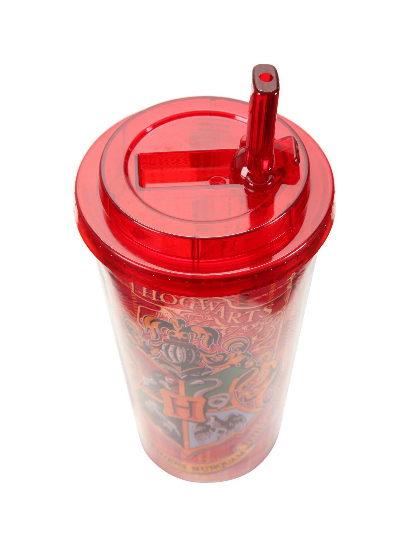 Harry Potter Hogwarts Flip Straw Acrylic Travel Cup, , alternate