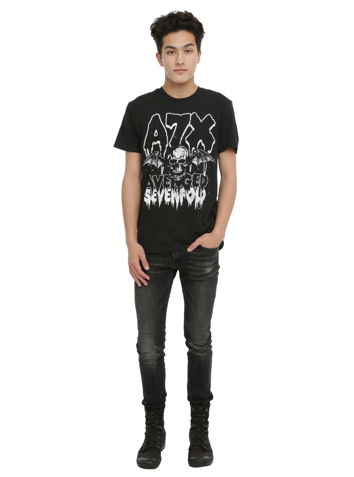 Avenged Sevenfold Drip Logo T-Shirt, , alternate