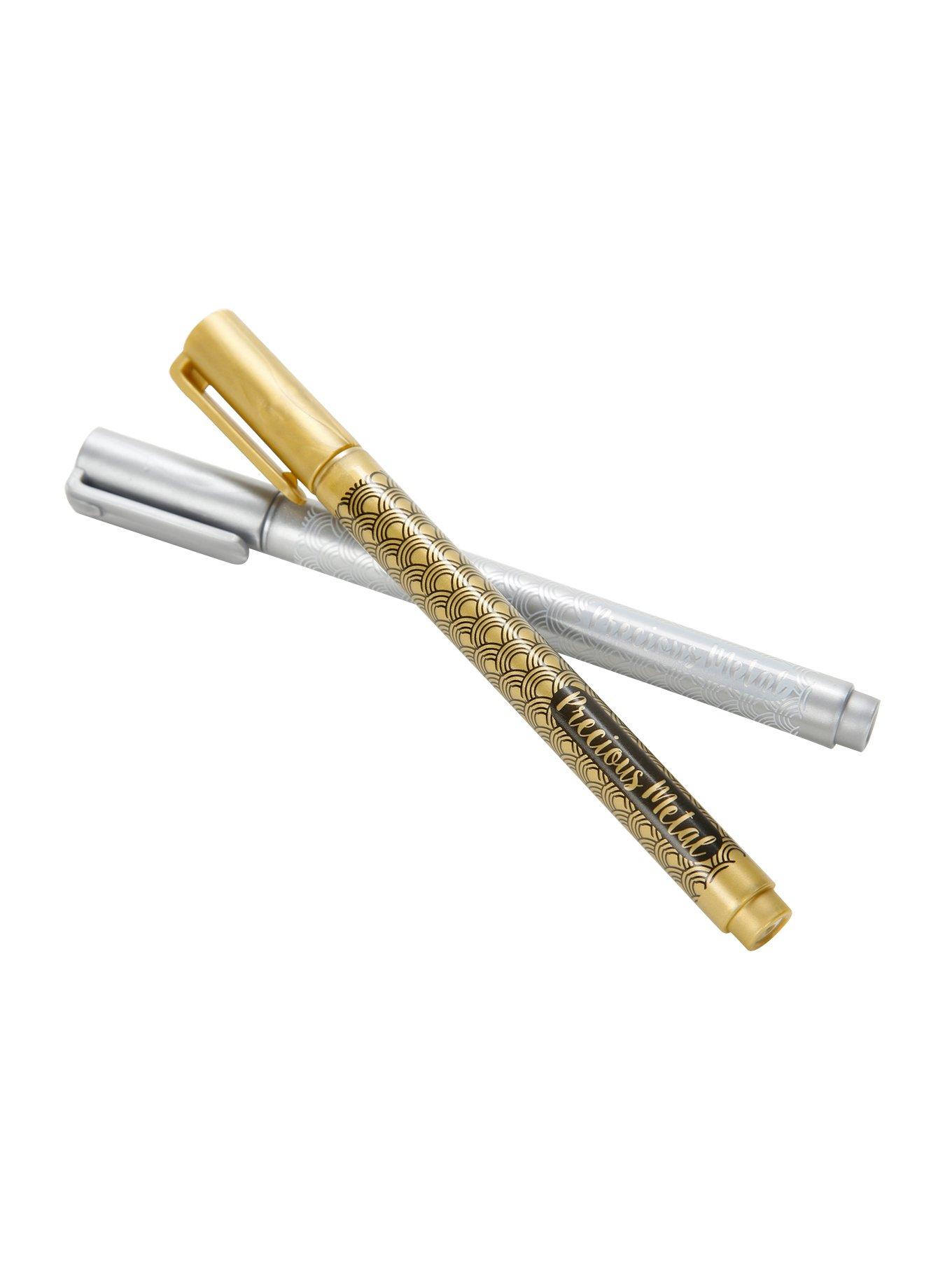 Precious Metals Gold & Silver Metallic Markers Set, , alternate