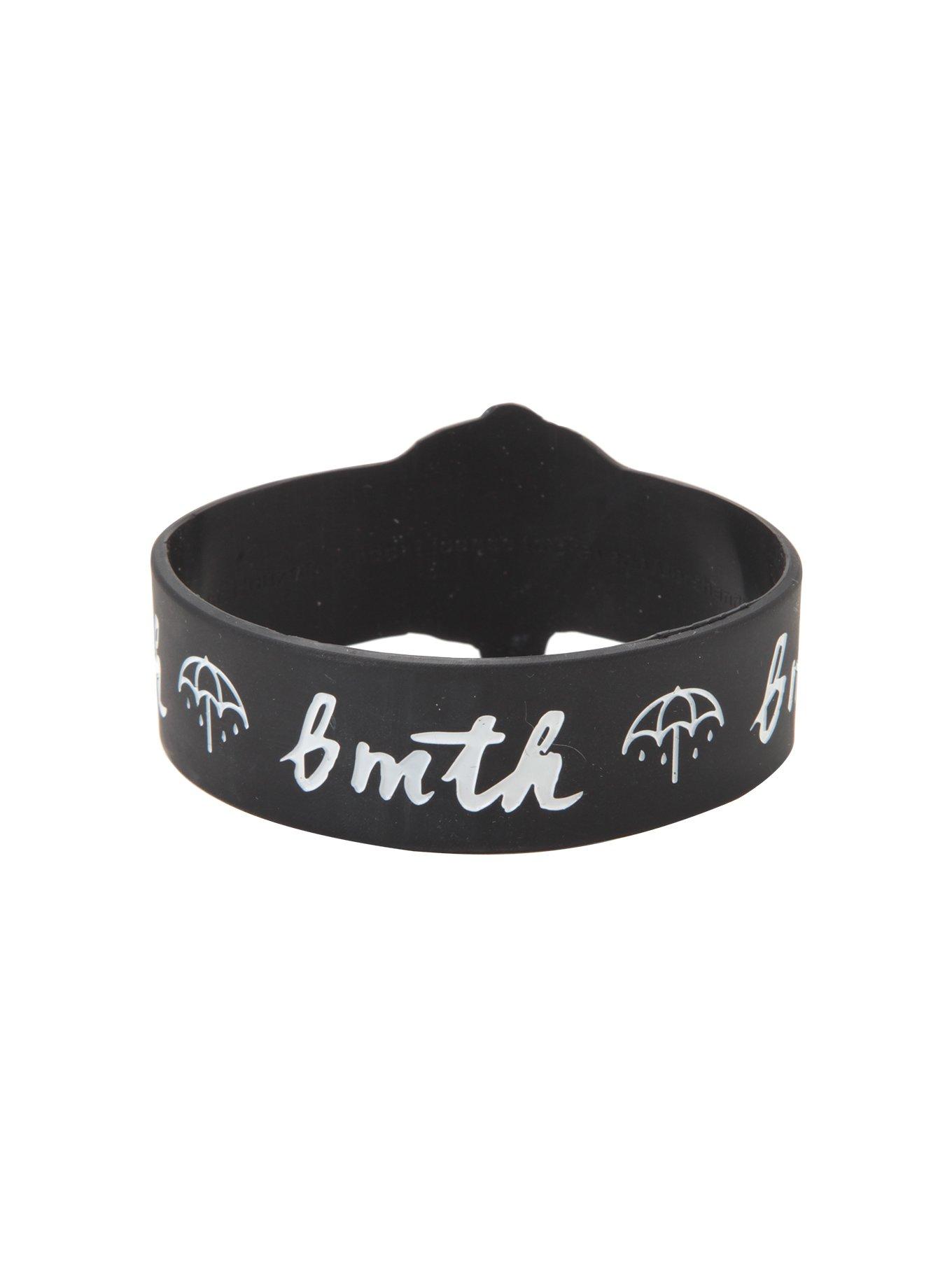 Bring Me The Horizon Umbrella Die-Cut Rubber Bracelet, , alternate