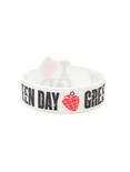 Green Day Grenade Heart Die-Cut Rubber Bracelet, , alternate