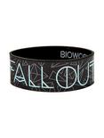 Fall Out Boy Logo Geometric Print Rubber Bracelet, , alternate