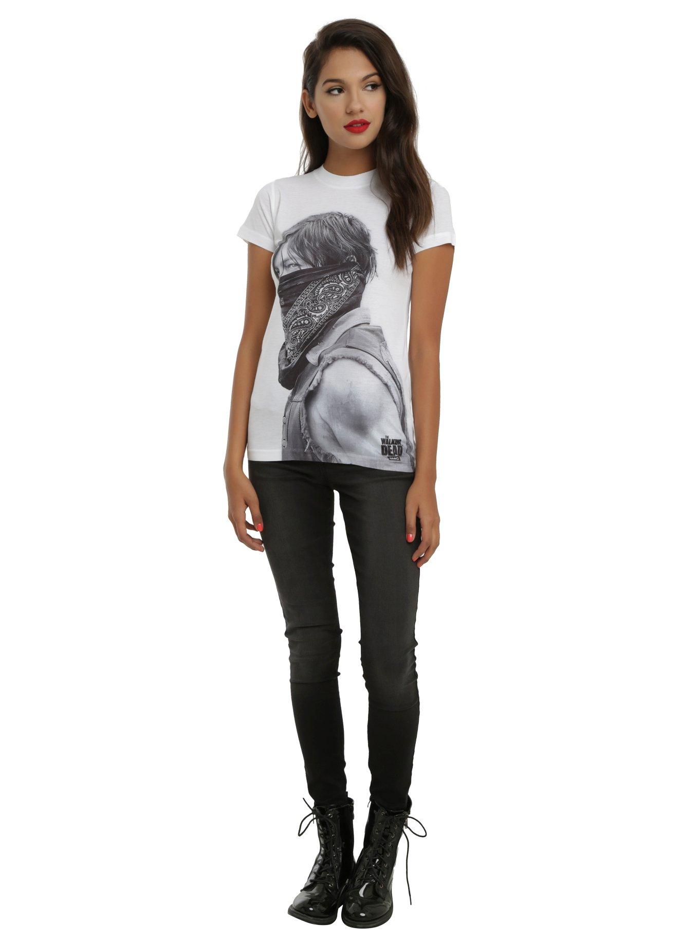 The Walking Dead Daryl Bandana Sublimation Girls T-Shirt, , alternate