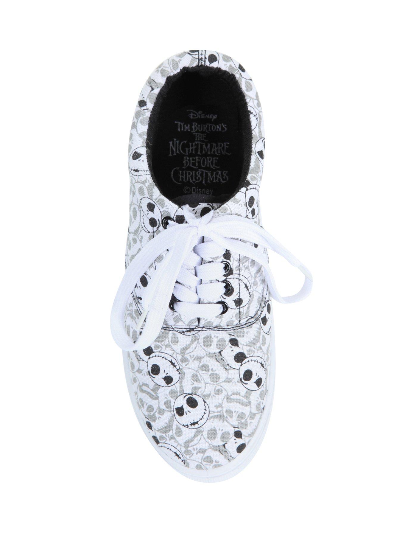 The Nightmare Before Christmas Printed Face Lace-Up Sneakers, , alternate