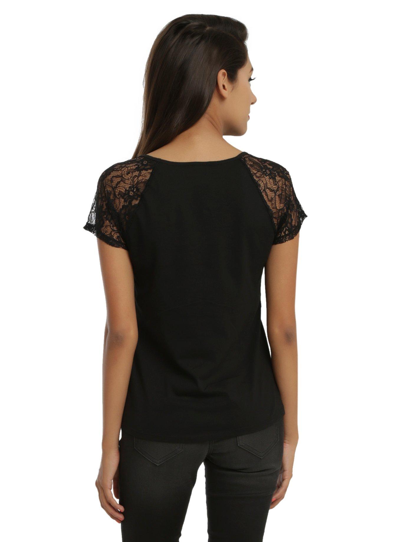 Disney Snow White Poison Apple Girls Top, , alternate