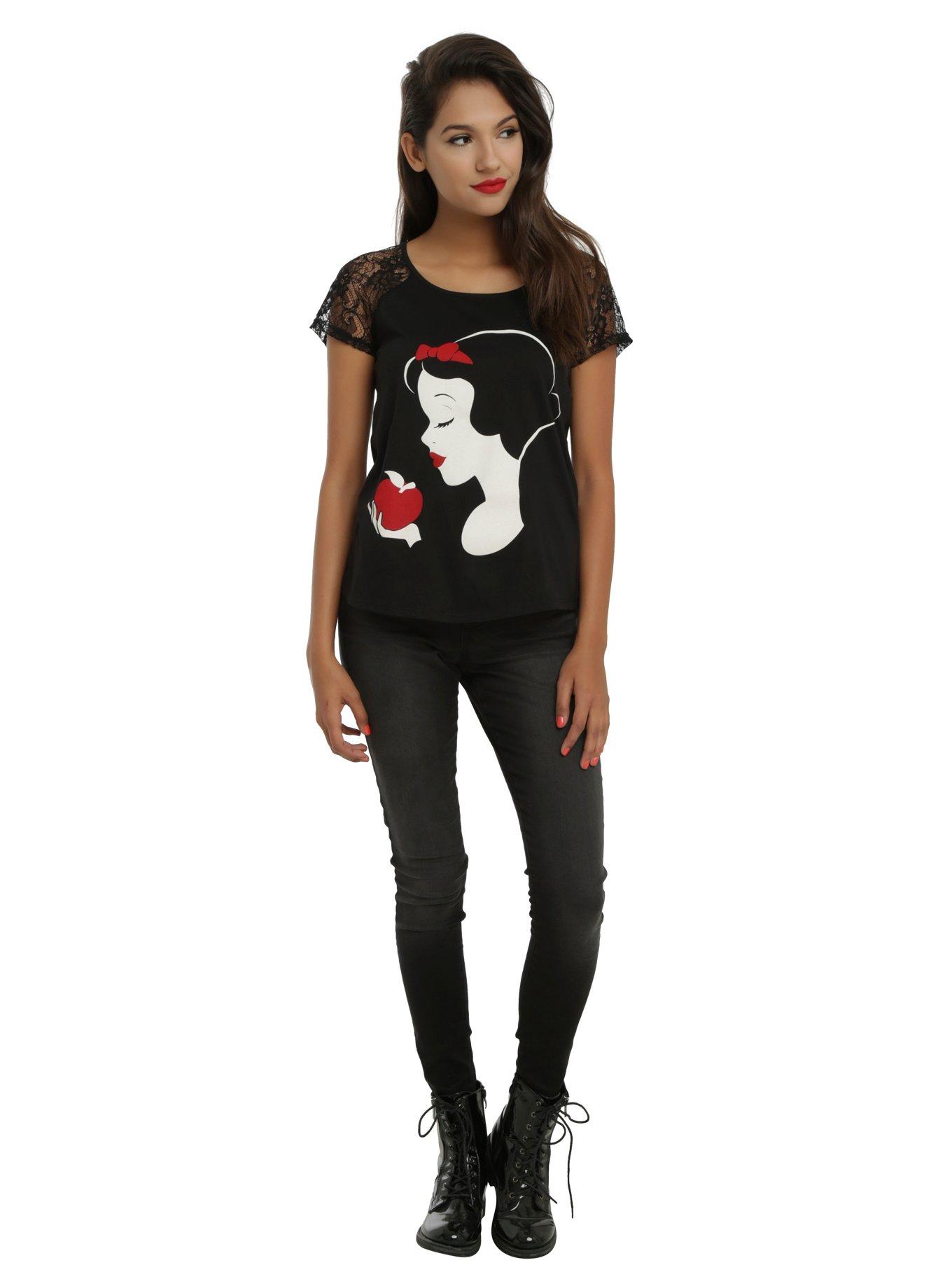 Disney Snow White Poison Apple Girls Top, , alternate