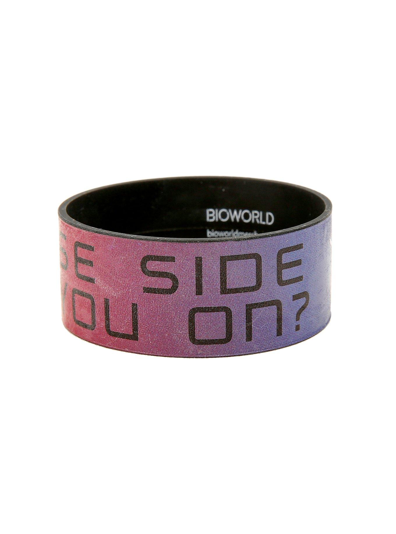 Marvel Captain America: Civil War Whose Side Rubber Bracelet, , alternate