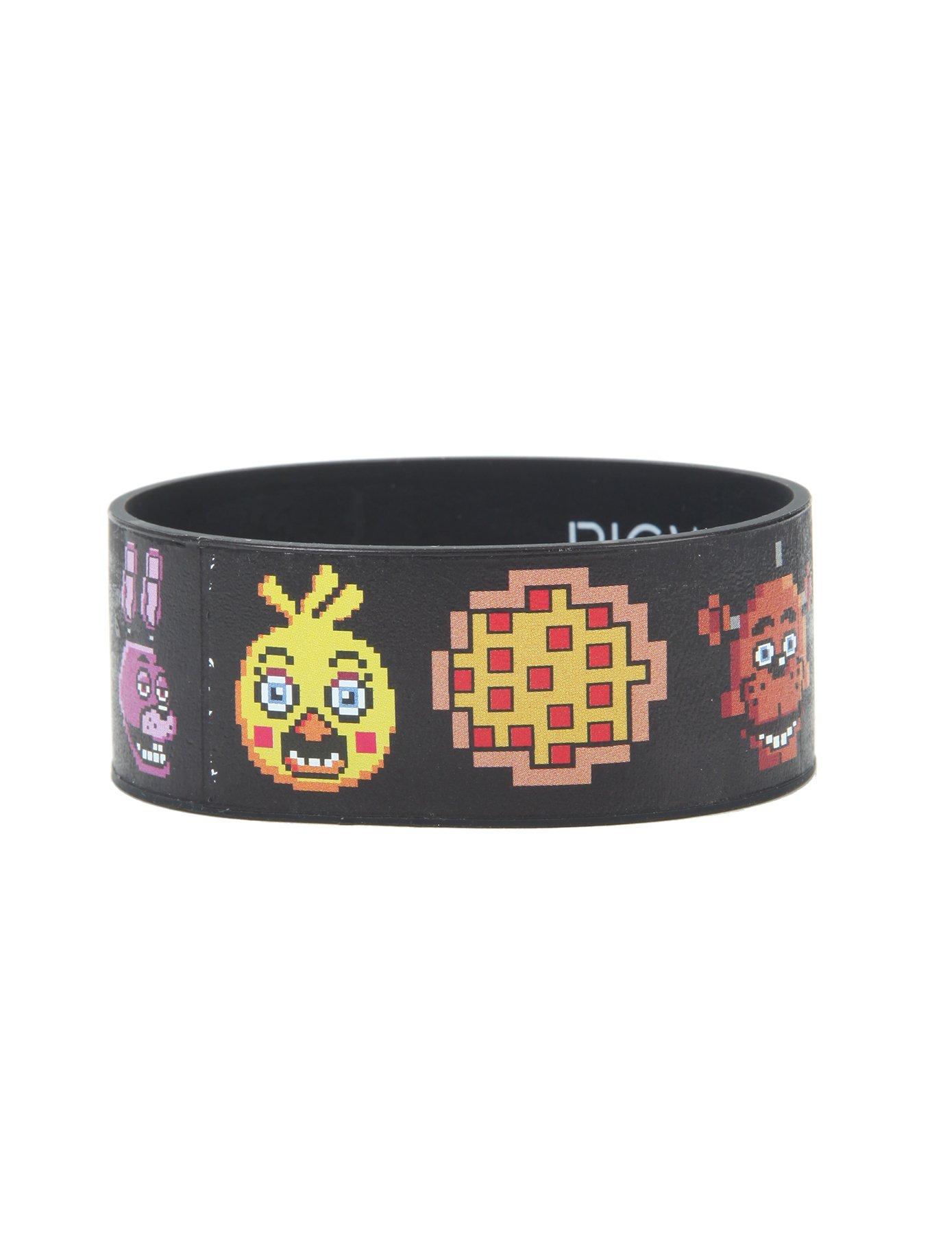 Five Nights At Freddy's 8-Bit Rubber Bracelet, , alternate