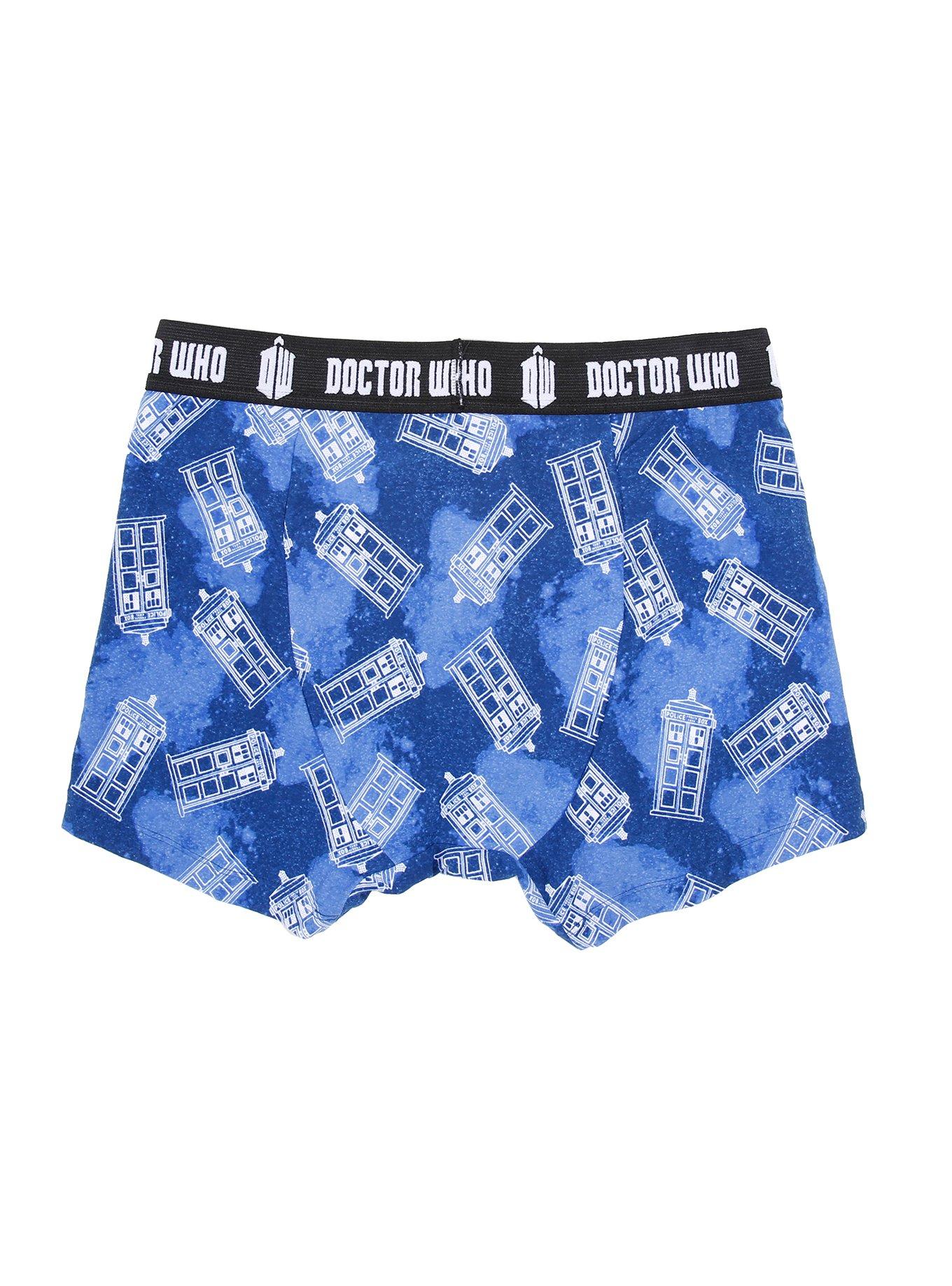 Dr. Who TARDIS Galaxy Boxer Briefs, , alternate