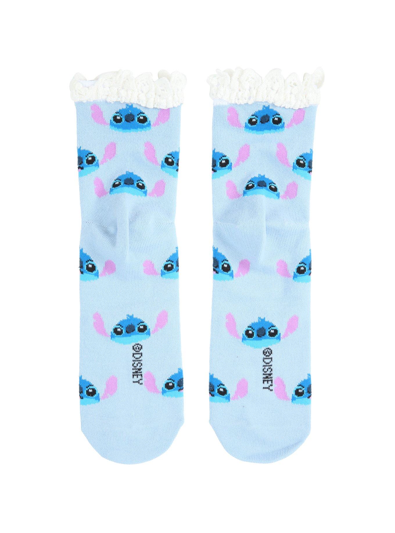 Disney Lilo & Stitch Crochet Ankle Socks, , alternate