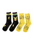 Pokemon Pikachu Crew Socks 2 Pair, , alternate