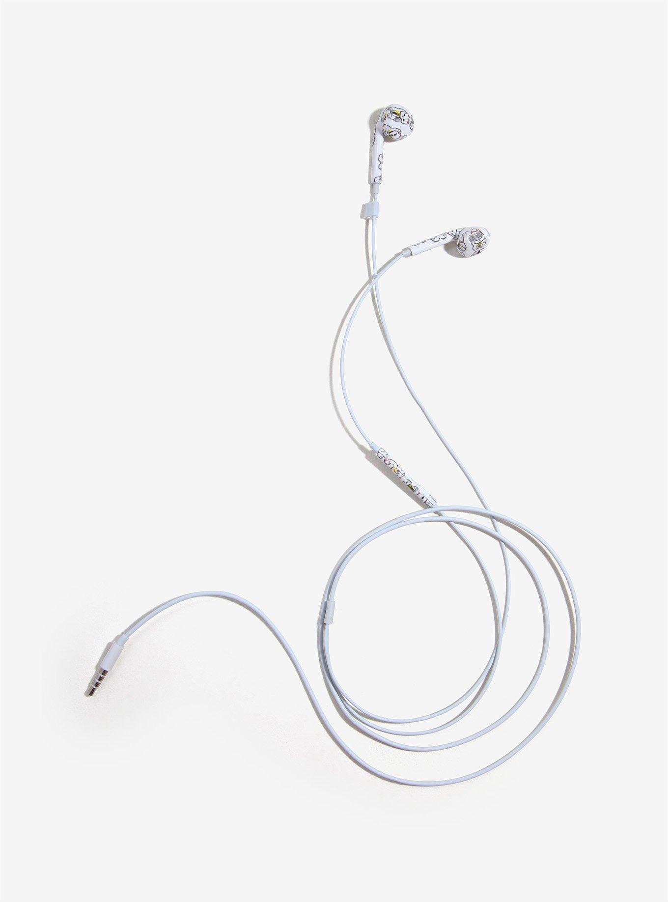 Maneki Neko Earbuds With Microphone, , alternate