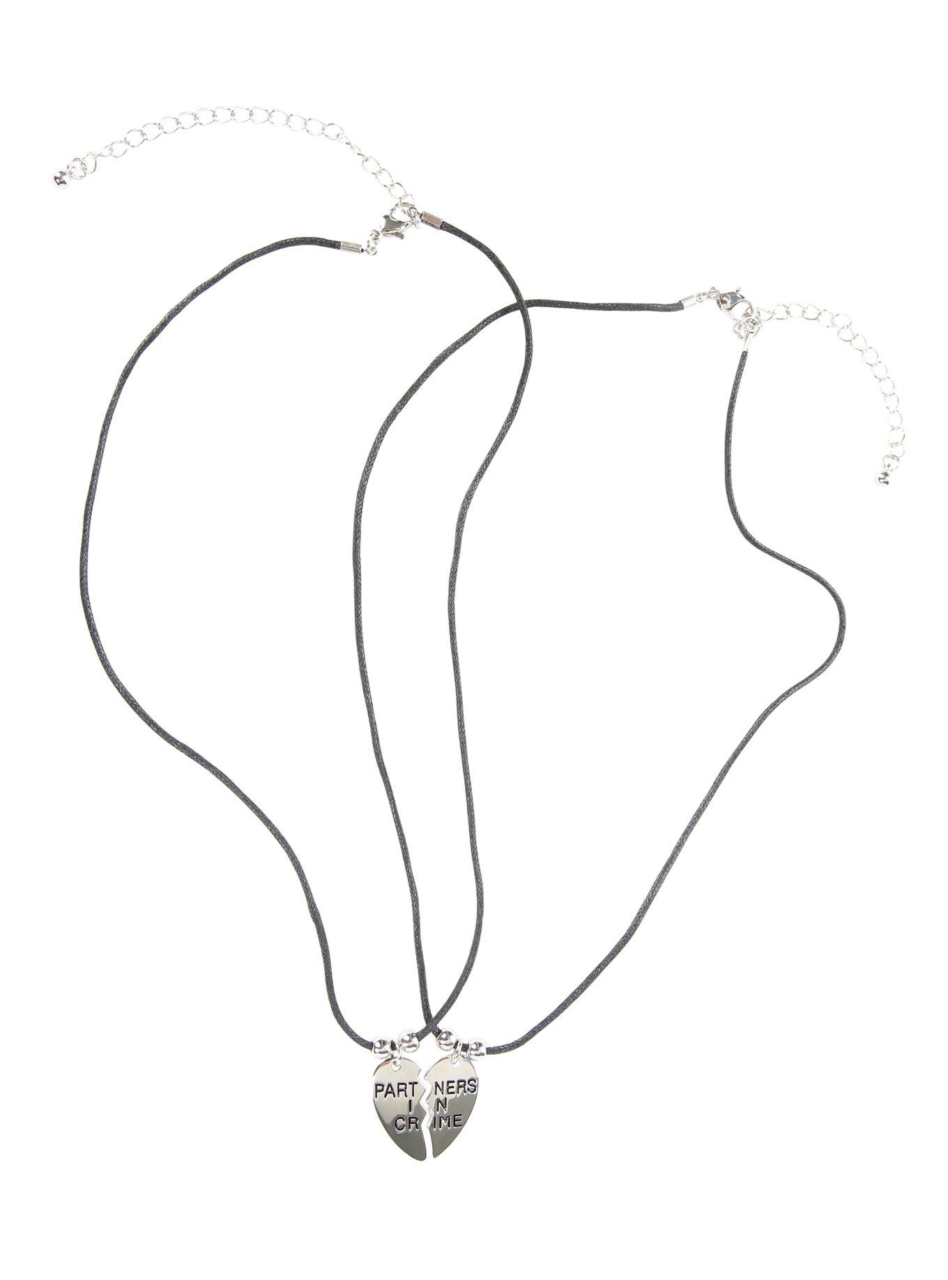 Partners In Crime BFF Cord Necklace Set, , alternate